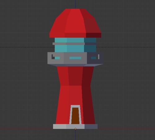 Low Poly Lighthouse preview image